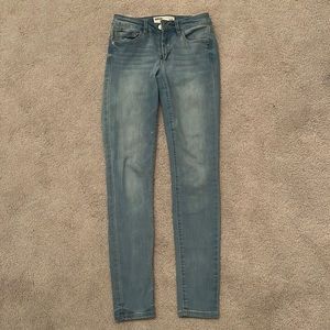 Light wash jeans